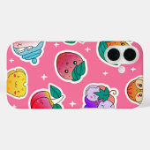 Sticker Bites – Schattigee Kawaii Fruit & Snack Ca Case-Mate iPhone Case (Achterkant (horizontaal))