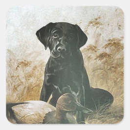 STICKER Black Lab labradors retrievers hoogland ho