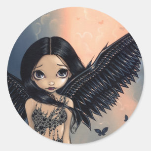 sticker "Black Winged Angel"