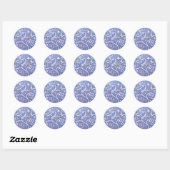 Sticker blad met duif en swirly tree ontwerp (Vel)