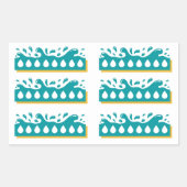 Sticker blad van het waterinlaatjournaal (Voorkant)