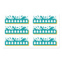 Sticker blad van het waterinlaatjournaal