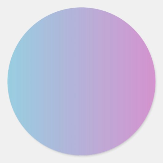 Sticker blauw en paarse ombre kleuren (Voorkant)