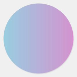 Sticker blauw en paarse ombre kleuren
