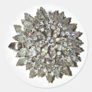 Sticker Bling Rockabilly Starburst  Broche
