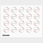 Sticker bloem thema bedanken (Vel)