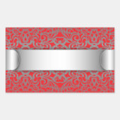 Sticker Bloemen abstracte achtergrond (Voorkant)