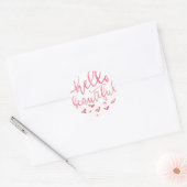STICKER | Boho Gold Arrow Modern Chic Baby Birth (Envelop)