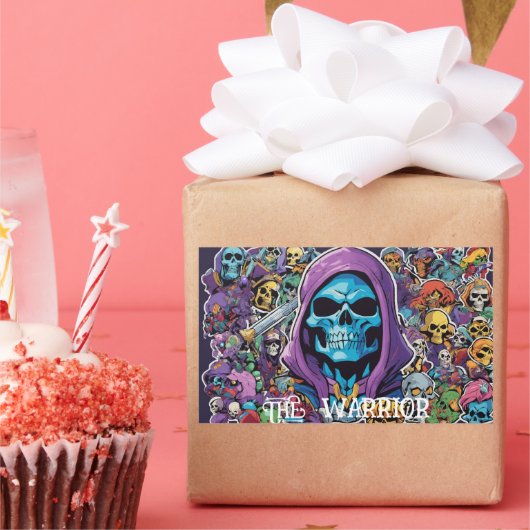 Sticker bom vol Skeletor (Feest)