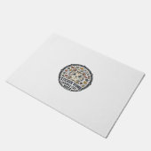 Sticker Bomb Doodle Kat POD Vector Kunst - Sticker Deurmat (Schuin)
