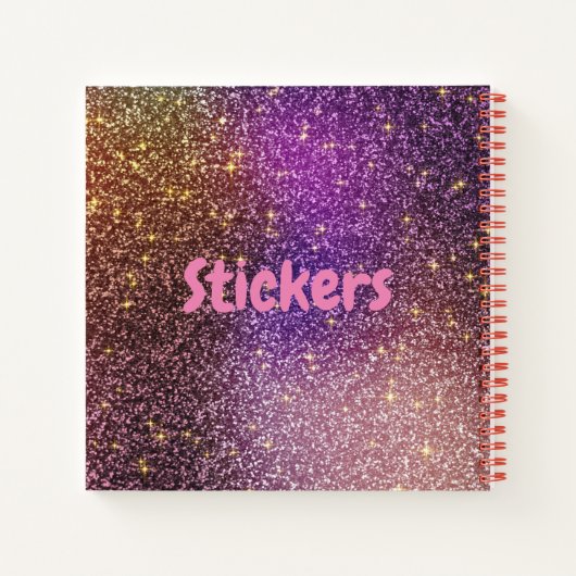 Sticker Book Notitieboek (Achterkant)