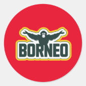 Sticker Borneo (Voorkant)