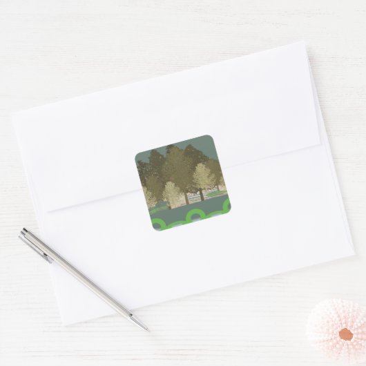 Sticker bosgrond (Envelop)