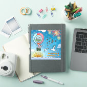 Sticker - boven het Zee (iPad Cover)
