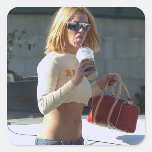 Sticker Britney Paparazzi (Voorkant)