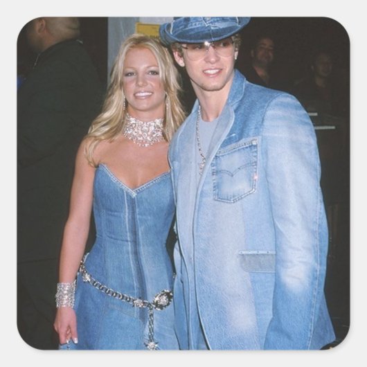 Sticker Britney Spears & Justin Timberlake (Voorkant)