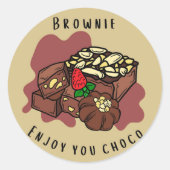 Sticker Brownie (Voorkant)