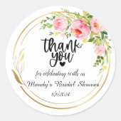 Sticker Bruiloft Editable Tekst (Voorkant)