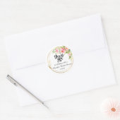Sticker Bruiloftsfeestje Bewerkbare Tekst (Envelop)