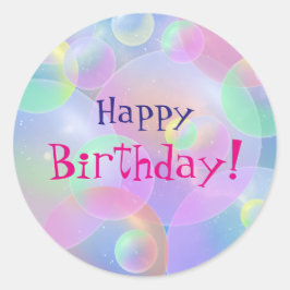 Sticker - bubbels -