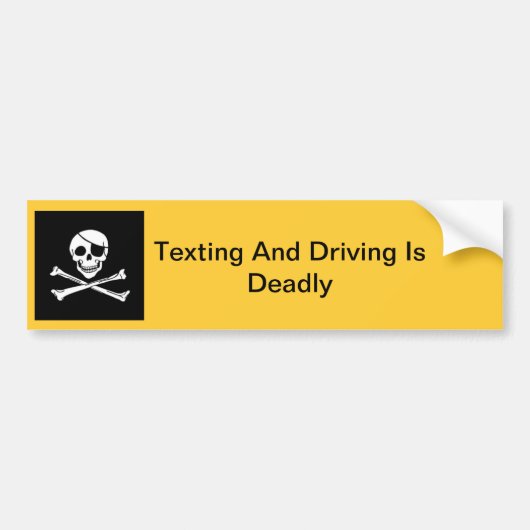 Sticker bumper Teksten en Rijden (Voorkant)