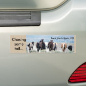 Sticker bumper voor jagen op staart (Op auto)