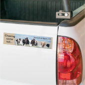 Sticker bumper voor jagen op staart (Op Truck)