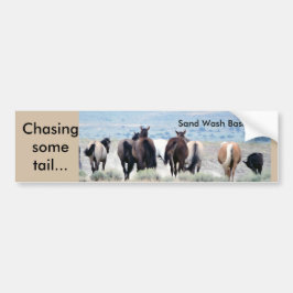 Sticker bumper voor jagen op staart