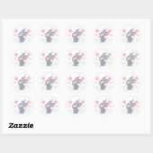 Sticker-Bunny Ronde Sticker (Vel)
