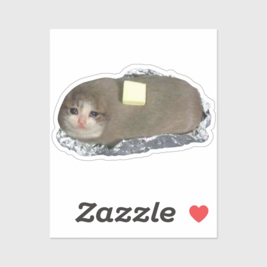 Sticker Butta Cat Meme (Vel)