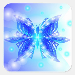 Sticker Butterfly Abstract