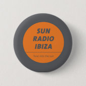 Sticker Button by Sun Radio Ibiza  (Voorkant)