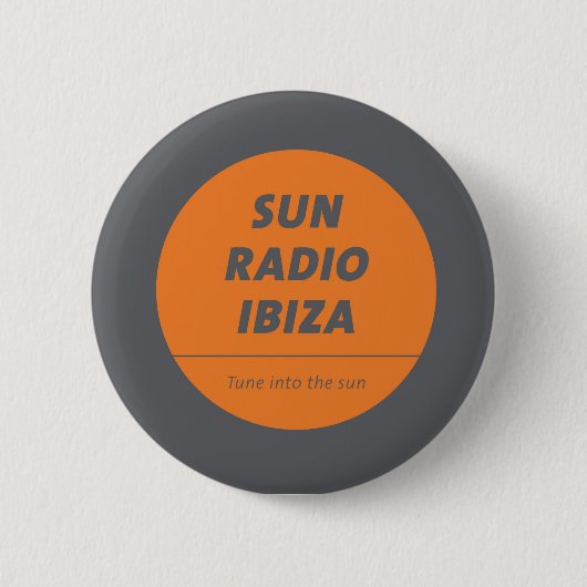 Sticker Button by Sun Radio Ibiza  (Voorkant)