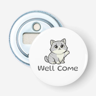 Sticker Button Flesopener