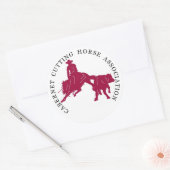 Sticker Cabernet CHA Blanc Rond Roos (Envelop)