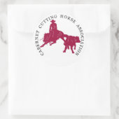 Sticker Cabernet CHA Blanc Rond Roos (Tas)