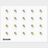 Sticker cadeau eerste schooldag (Vel)