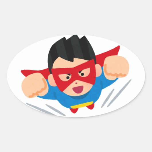 sticker "Captain Zoom" (Voorkant)