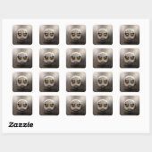 Sticker Carré Frankenmoji Vintage (Vel)
