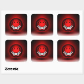 Sticker Carré Samouraïmoji (Vel)