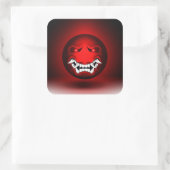 Sticker Carré Samouraïmoji (Tas)