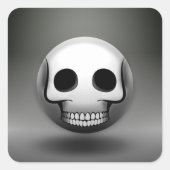 Sticker Carré Skullmoji (Voorkant)