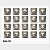 Sticker Carré Skullmoji Vintage (Vel)