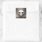 Sticker Carré Skullmoji Vintage (Tas)