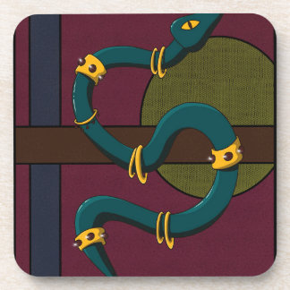 Sticker Carré Snake Bier Onderzetter