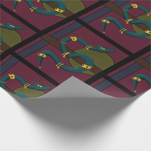 Sticker Carré Snake Cadeaupapier (Hoek)