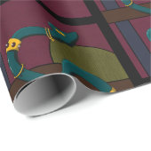 Sticker Carré Snake Cadeaupapier (Rol Hoek)