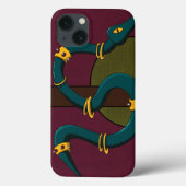 Sticker Carré Snake Case-Mate iPhone Case (Achterkant)
