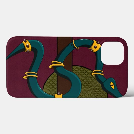 Sticker Carré Snake Case-Mate iPhone Case (Achterkant (horizontaal))