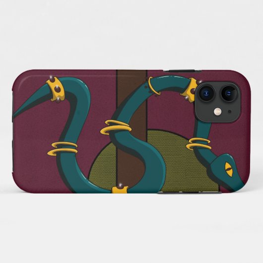 Sticker Carré Snake Case-Mate iPhone Case (Achterkant (horizontaal))